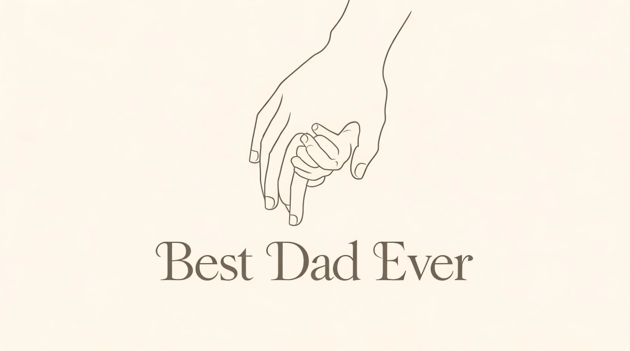 Prompt for modern minimalist greeting design