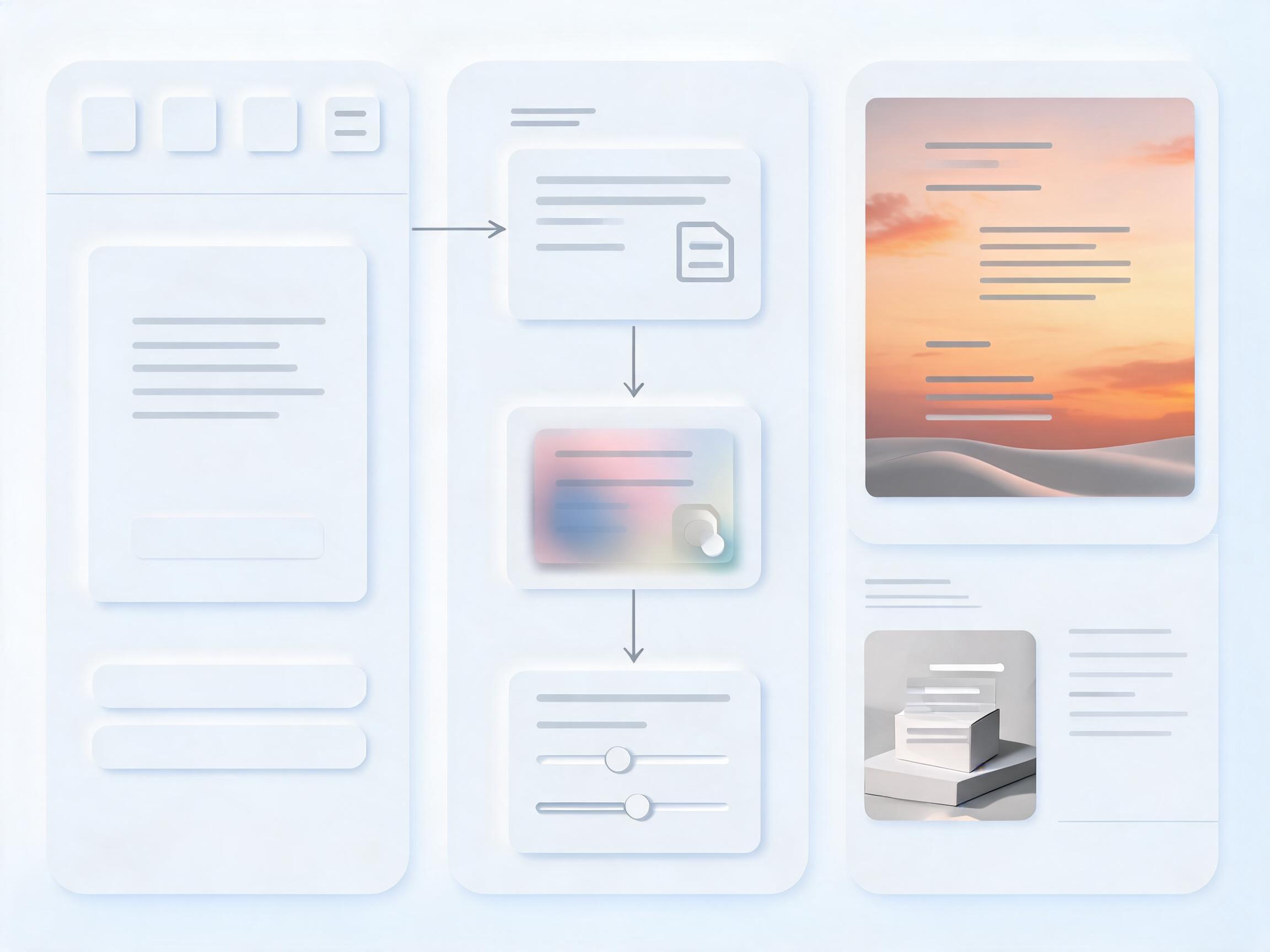 Kampagnenplakat mit lesbarem Überschriftenlayout