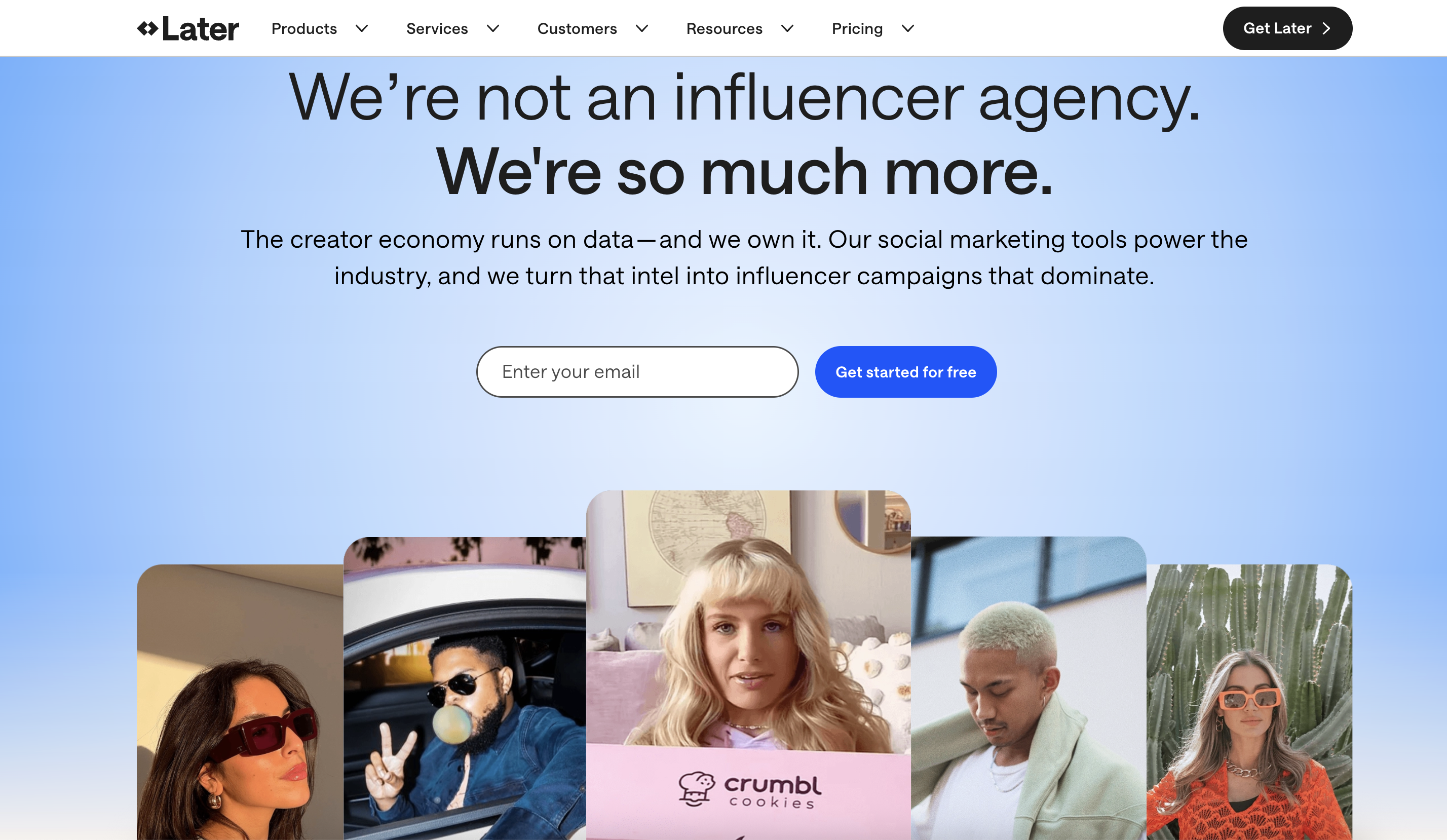 Later free Instagram marketing tools