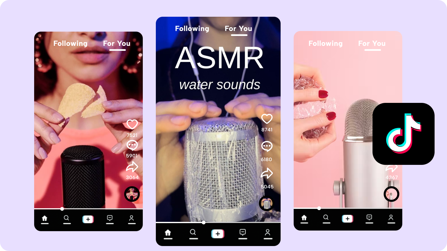 ASMR oznacza tiktok