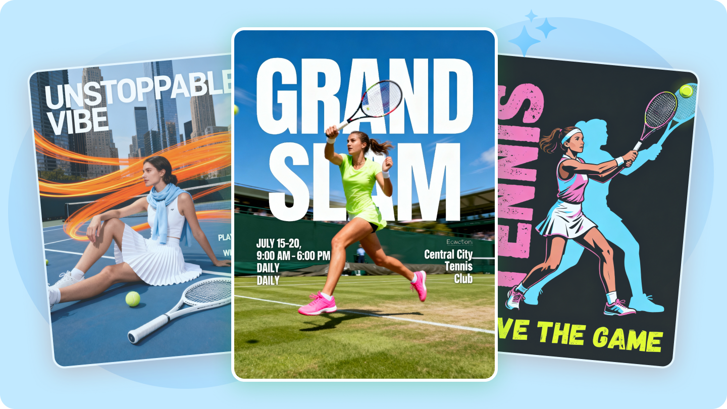 Tennis Girl Poster: Design Stunning Prints That Everyone Will Remember