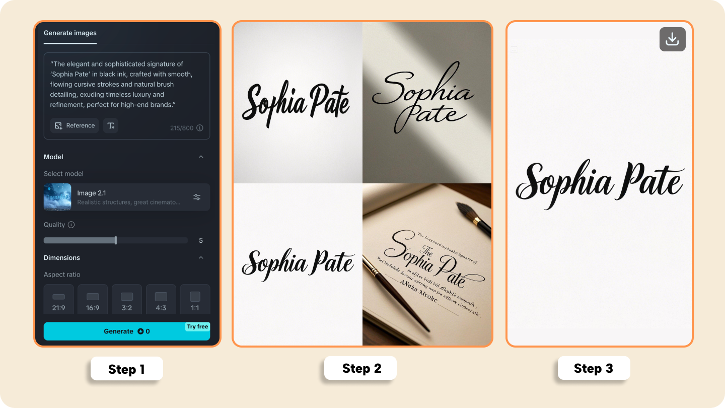 create fake signature