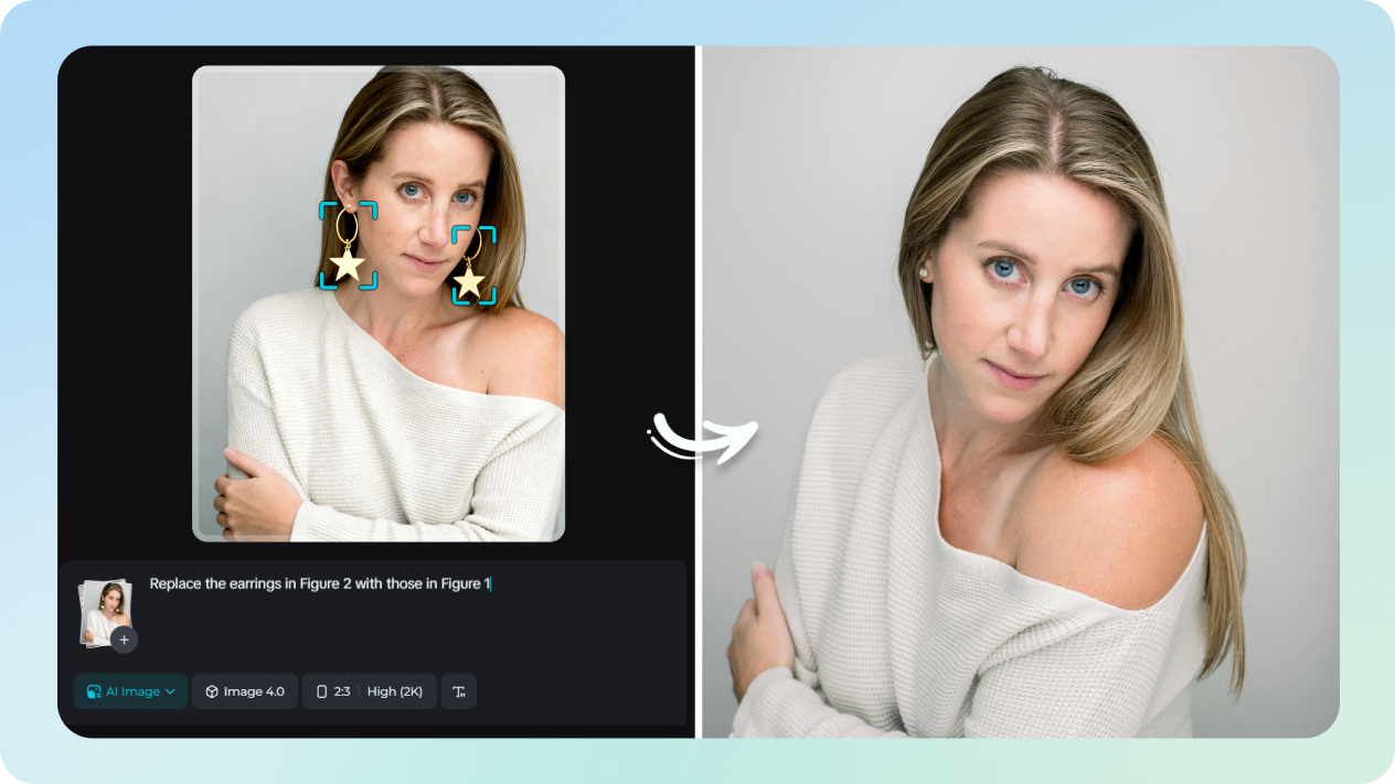 create with interactive editing