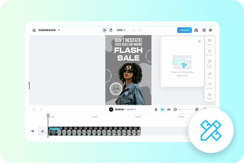 No design skills needed