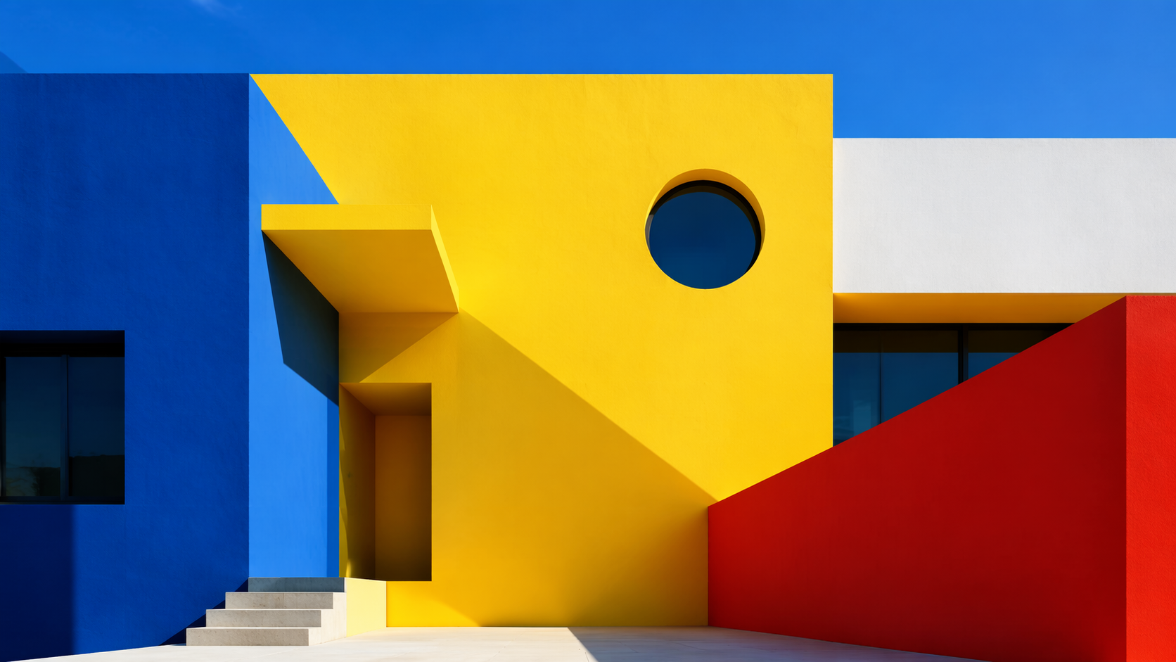 Dreamina Bauhaus Filter Prompt Beispiel 1: Geometrisches Bauhaus Portrait