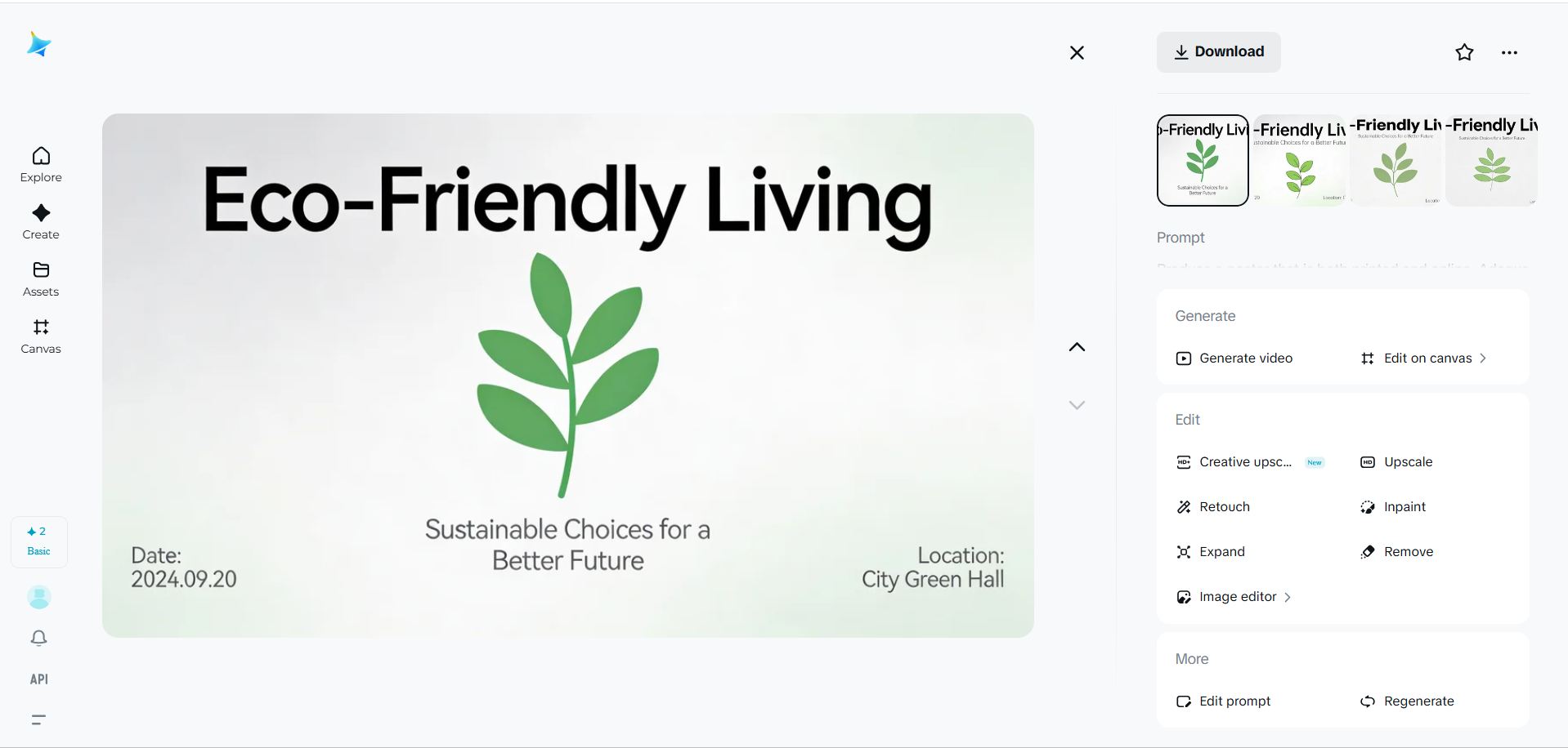 โปสเตอร์ที่มีแบบอักษรที่ชัดเจนและเลย์เอาต์ที่กลมกลืนกัน