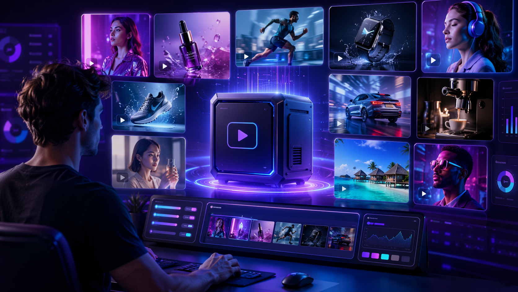 ai video ads generator hero preview made with Dreamina