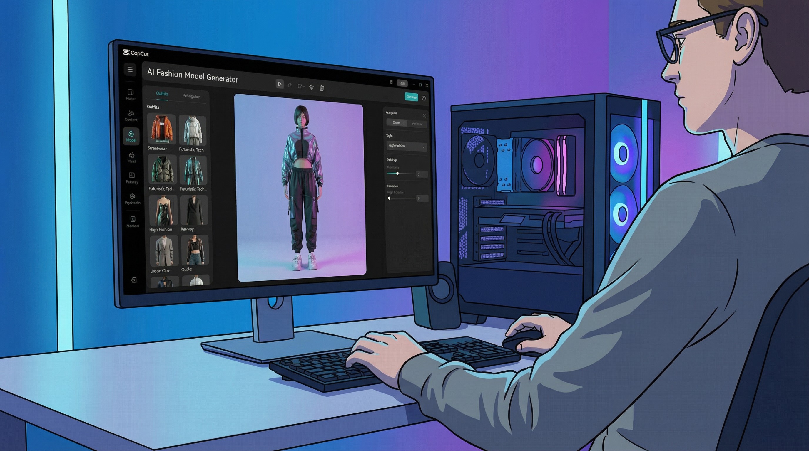 AI Fashion Model Generator 