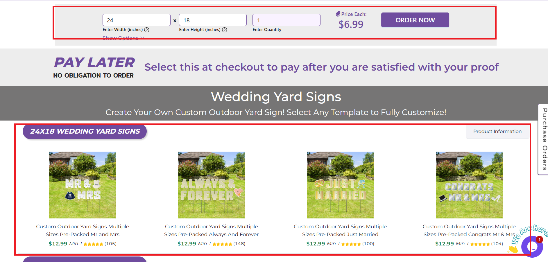 Choose from the available templates