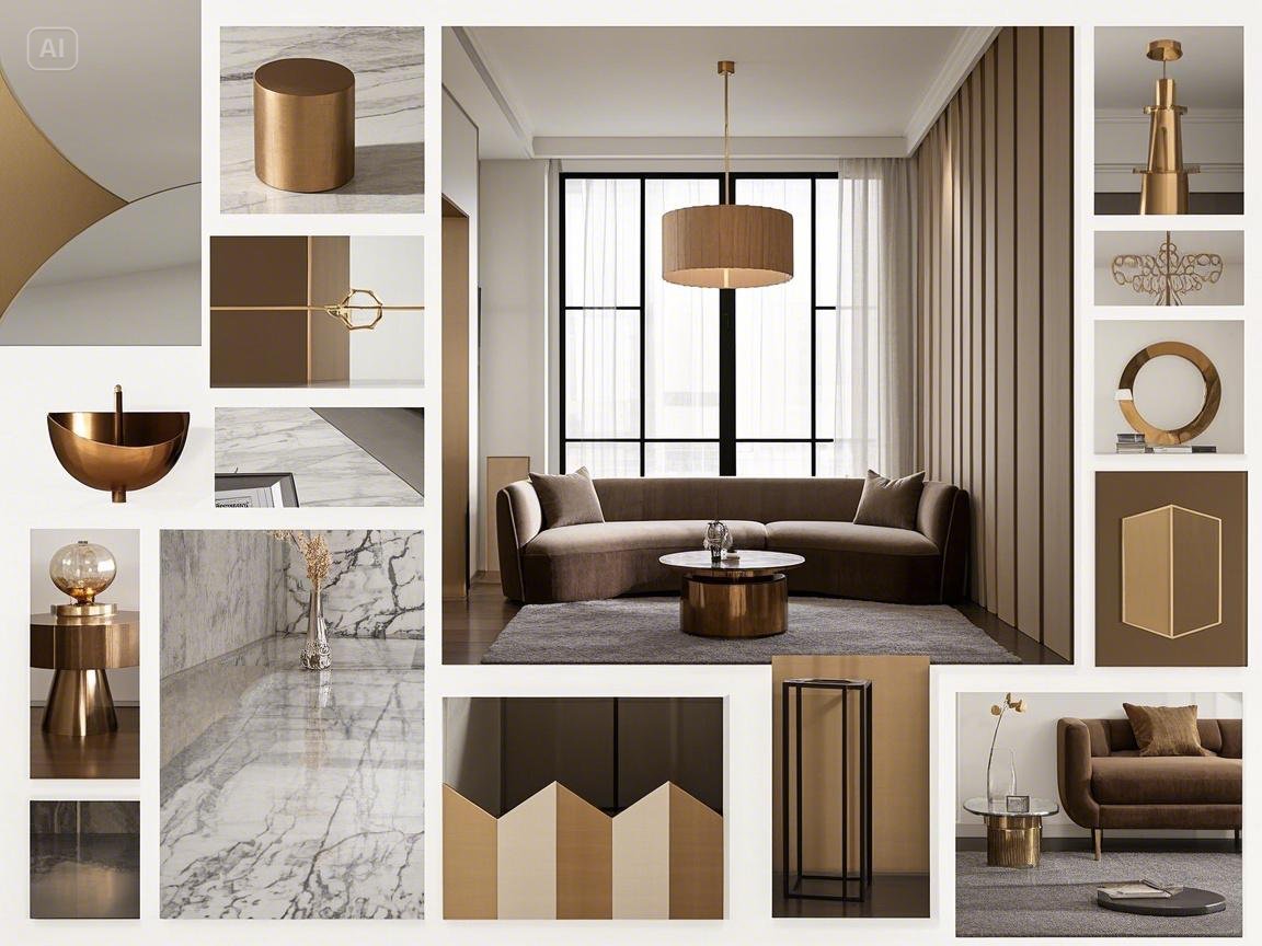 Industrielle Loft-Innenarchitekturplatte