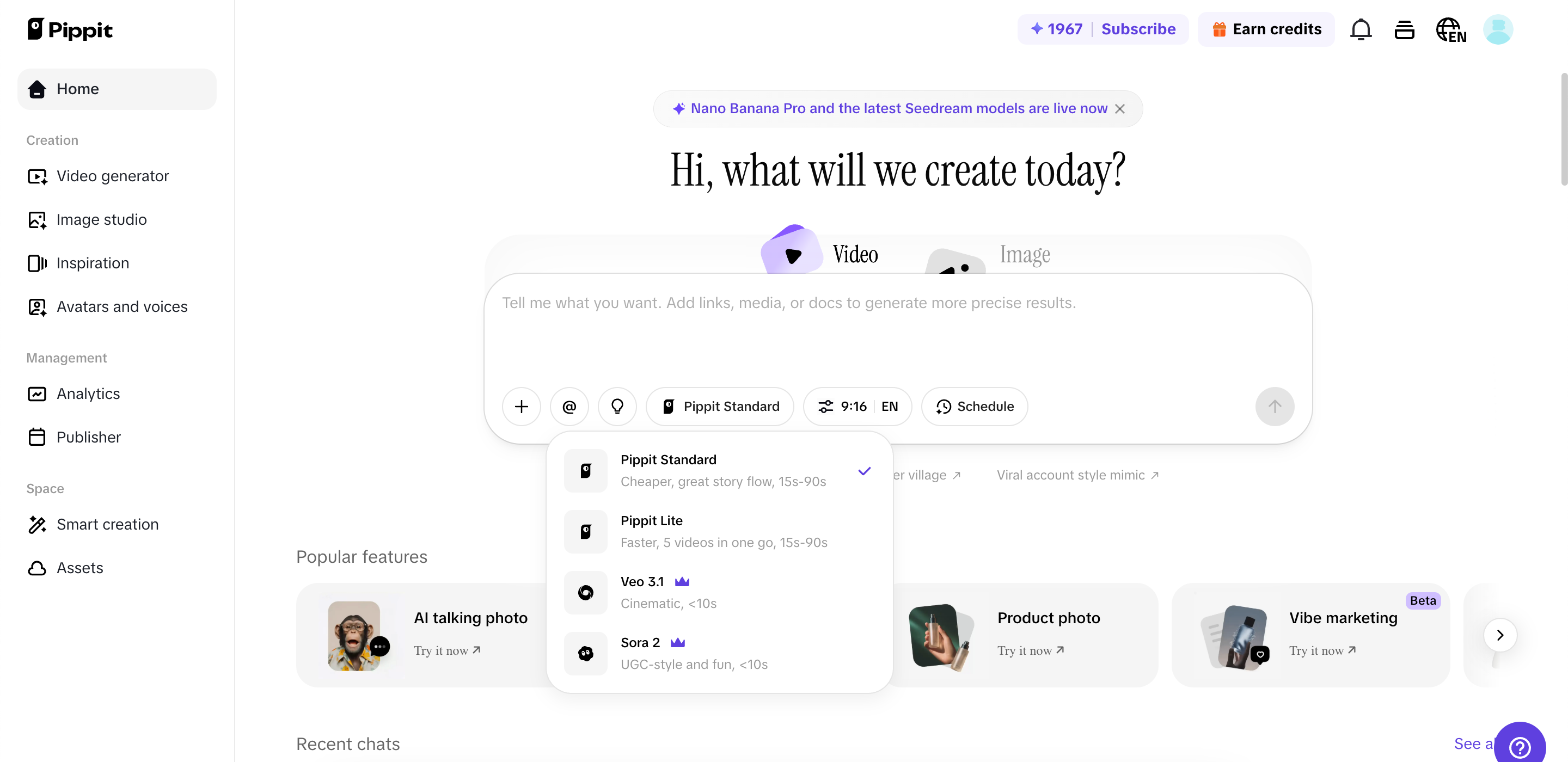 AI video generator