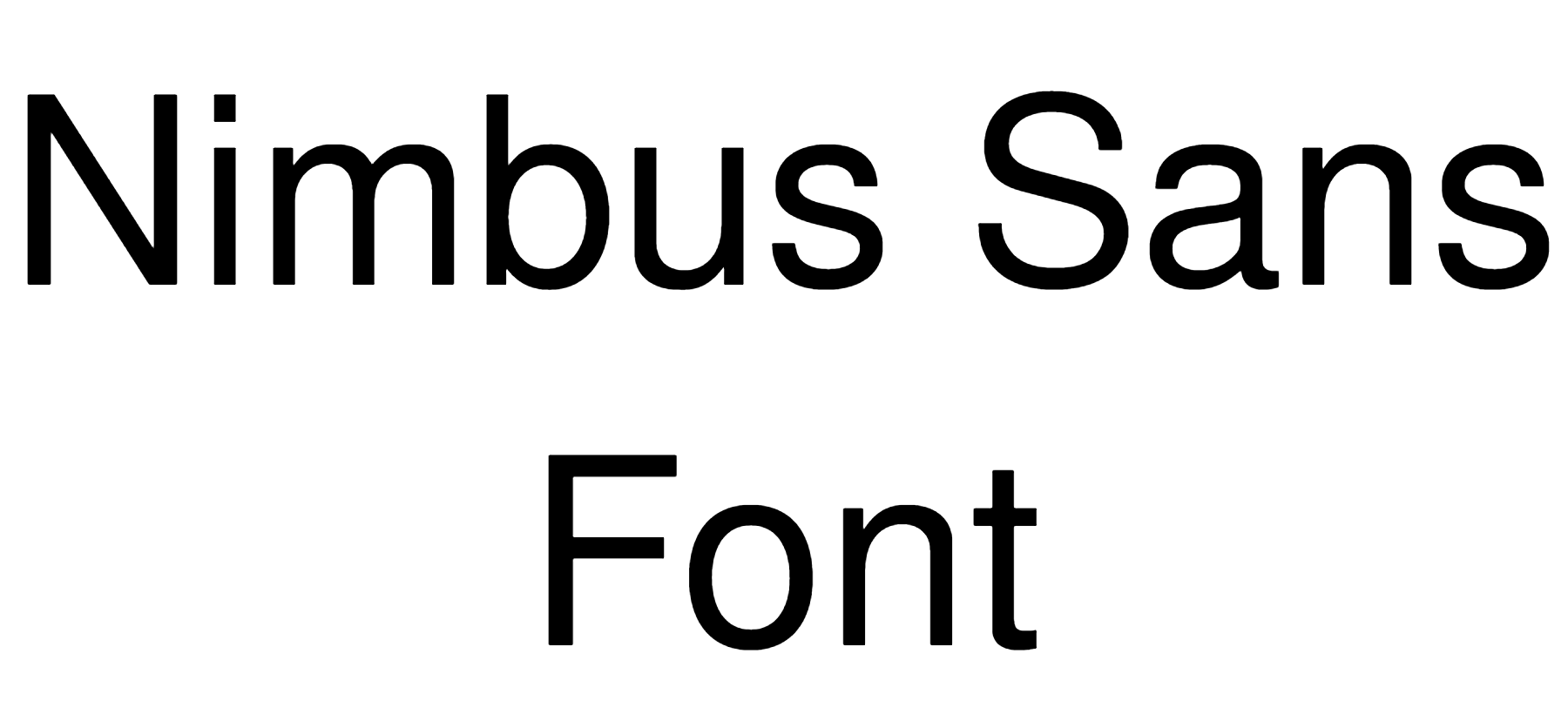Nimbus Sans L
