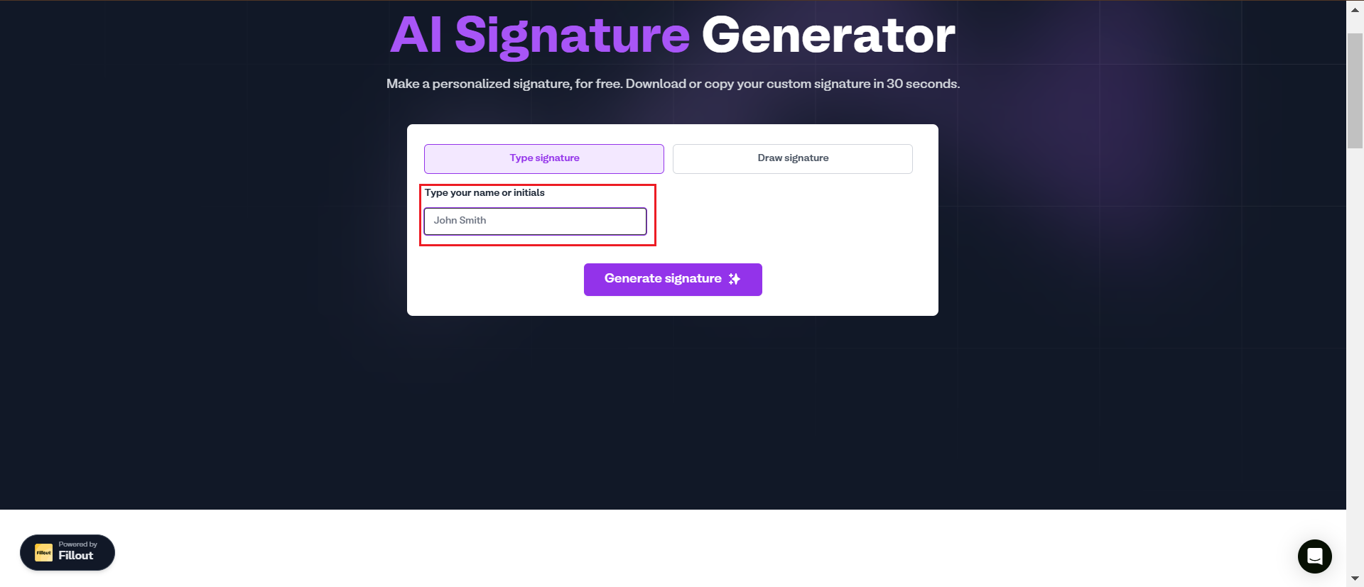 create fake signature online