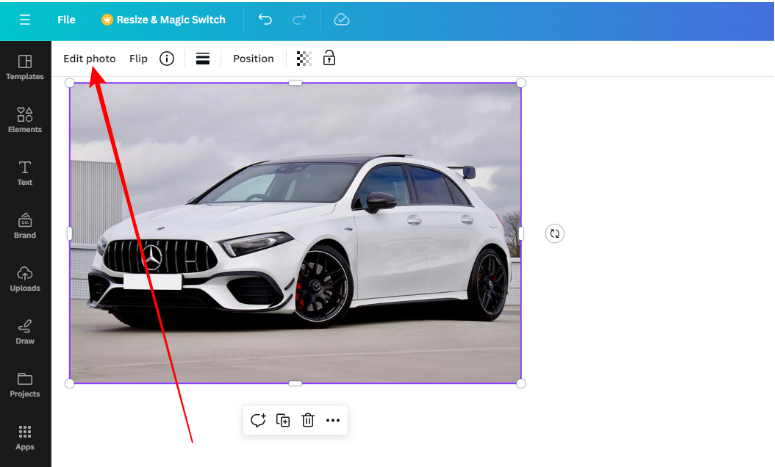 Adding image to the design workspace 