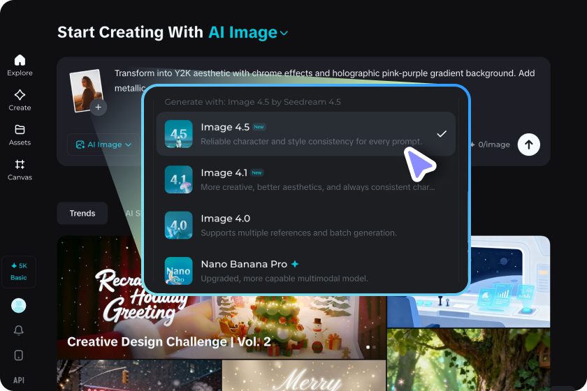 Gere sua imagem estética Y2K