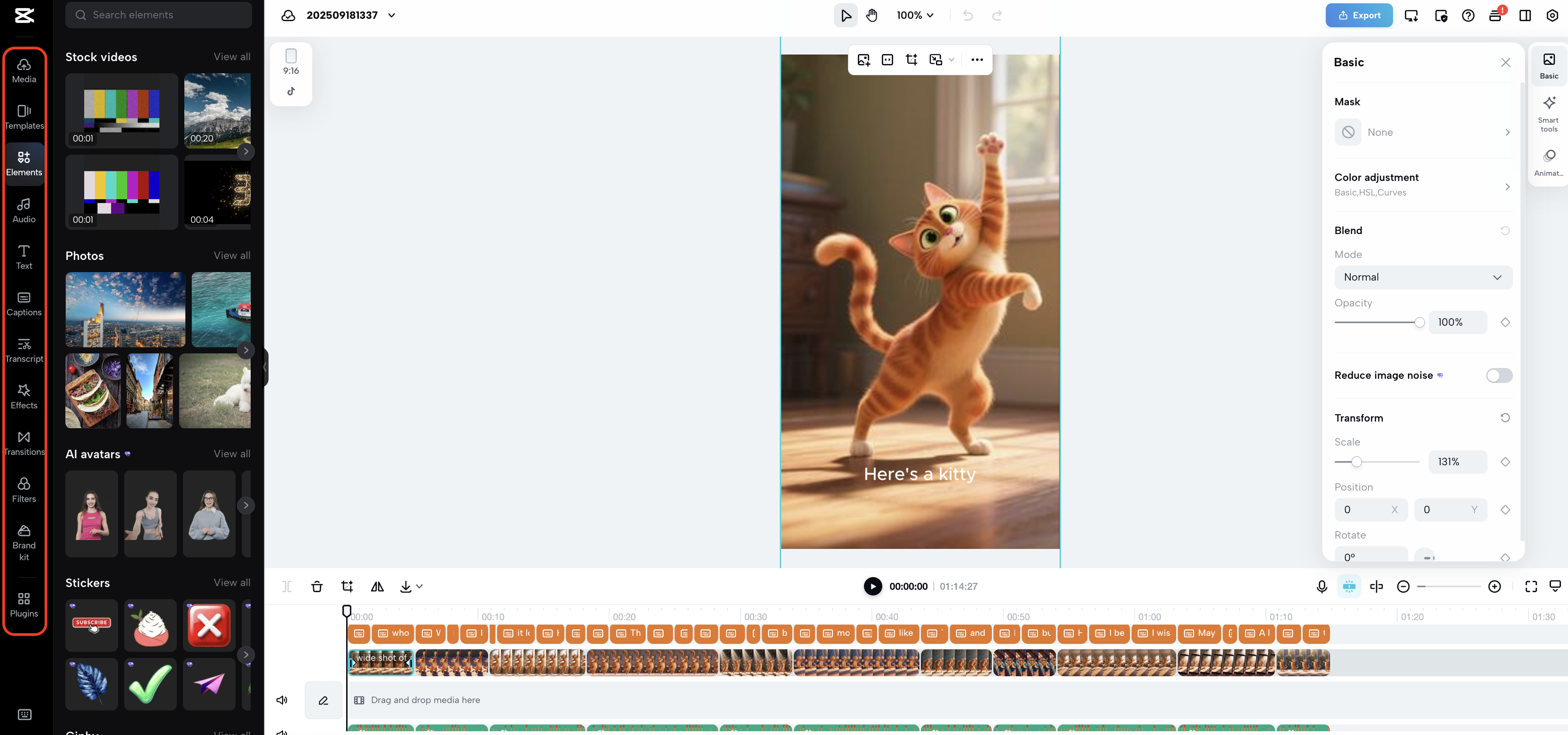 Advance control over the video