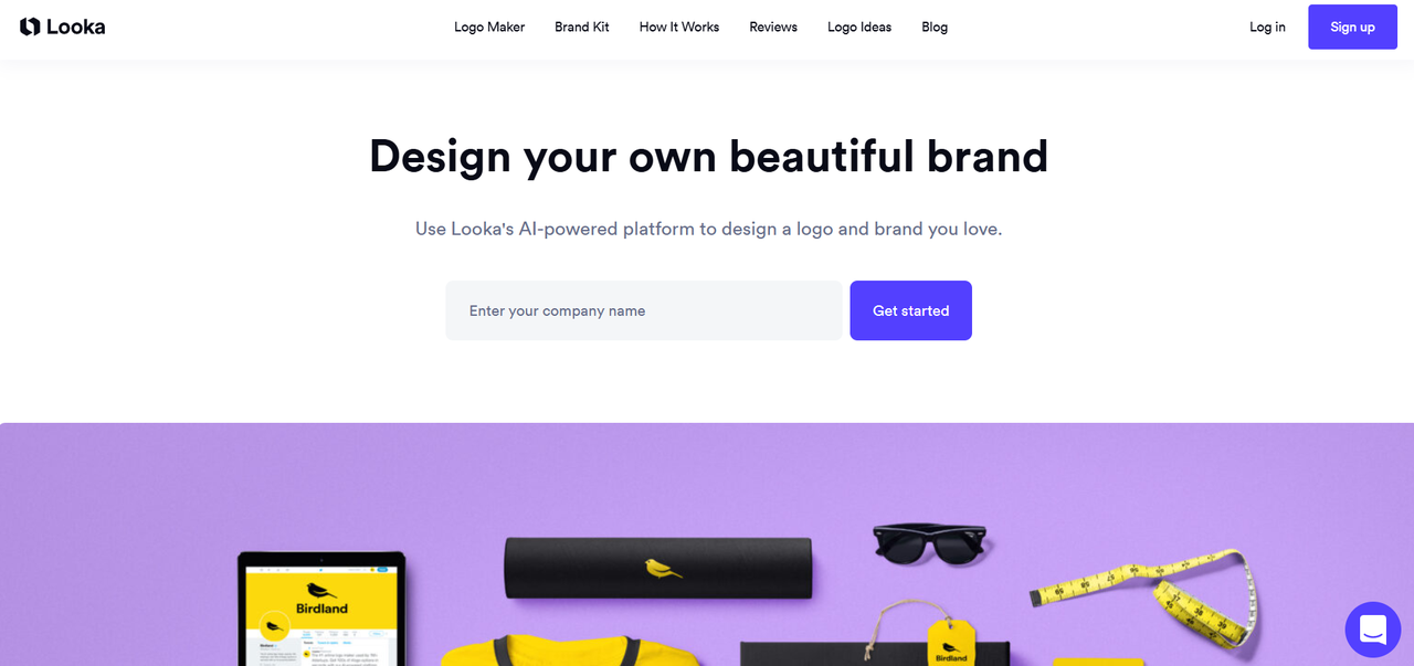 Looka-Homepage