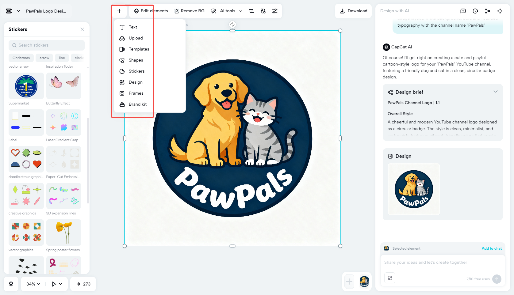 Customize the design