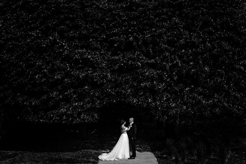 Black and white portraits - a hard light portrait photography idea