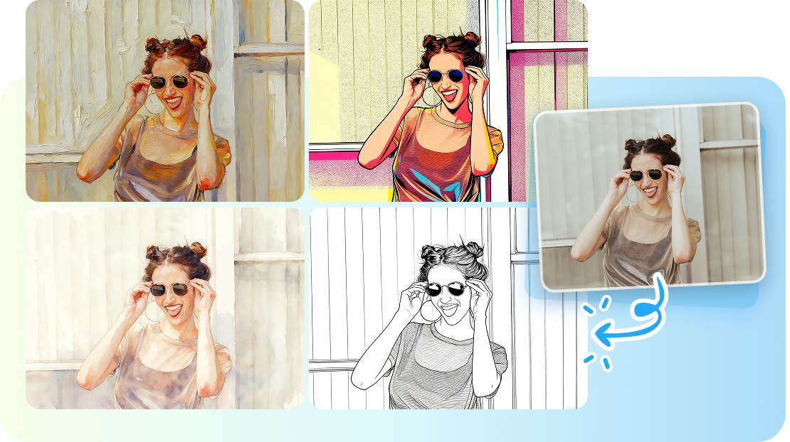 Criando pinturas em diferentes estilos