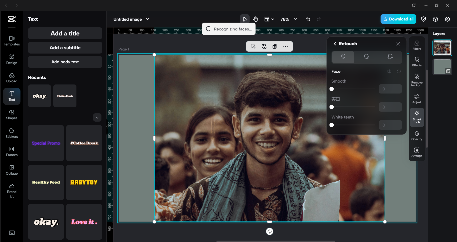 Interface van de CapCut desktop video-editor - een offline tool om afbeeldingen als een professional te bewerken