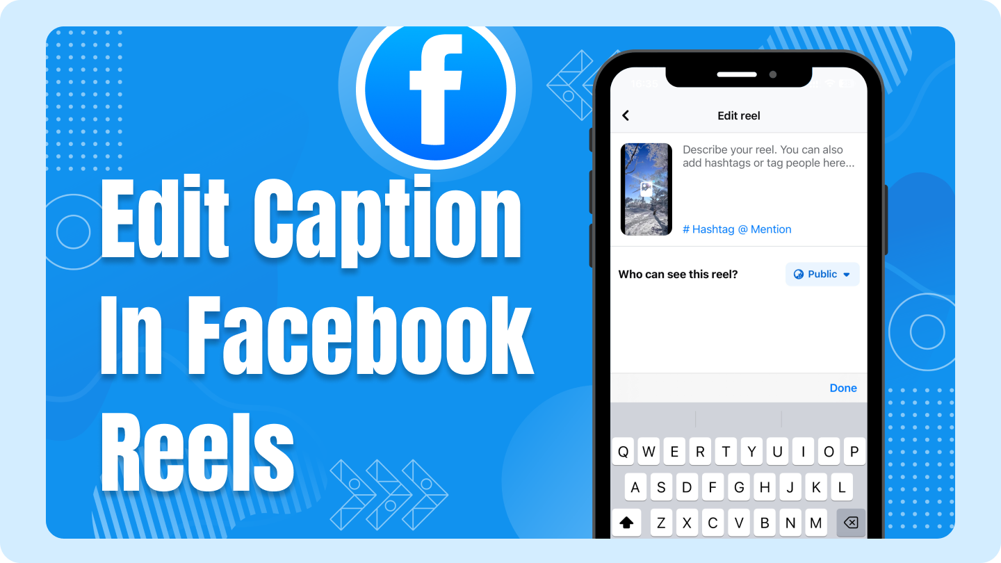 how to edit reel caption on facebook