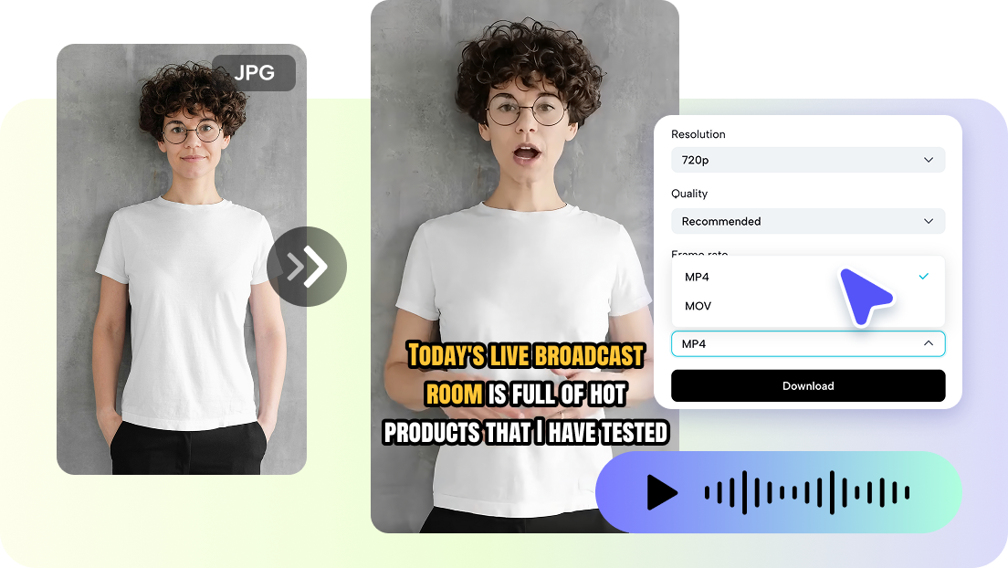 AI talking photo in Pippit