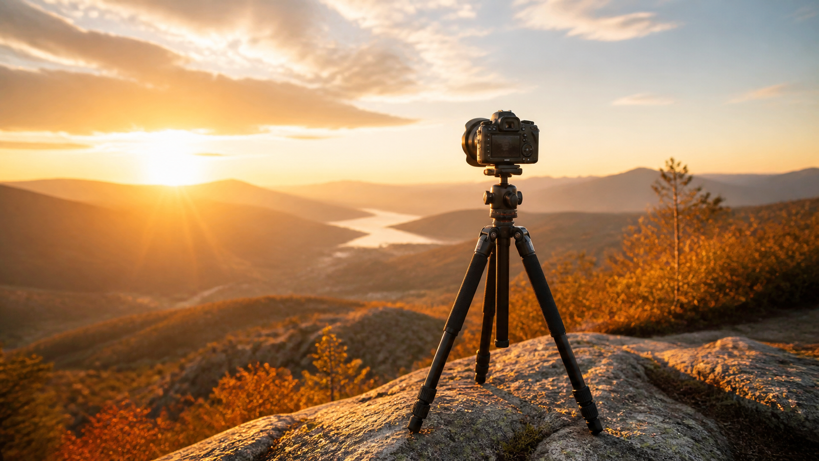 Golden landscape example