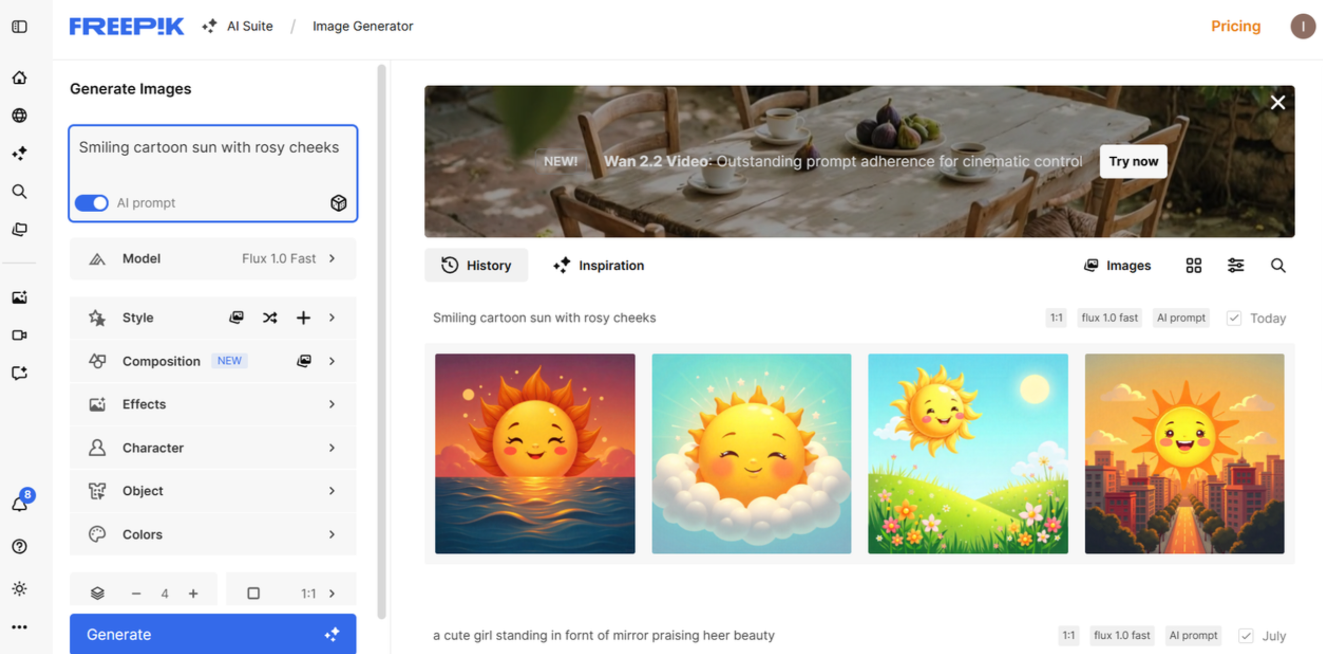 Freepik - the best AI image generator