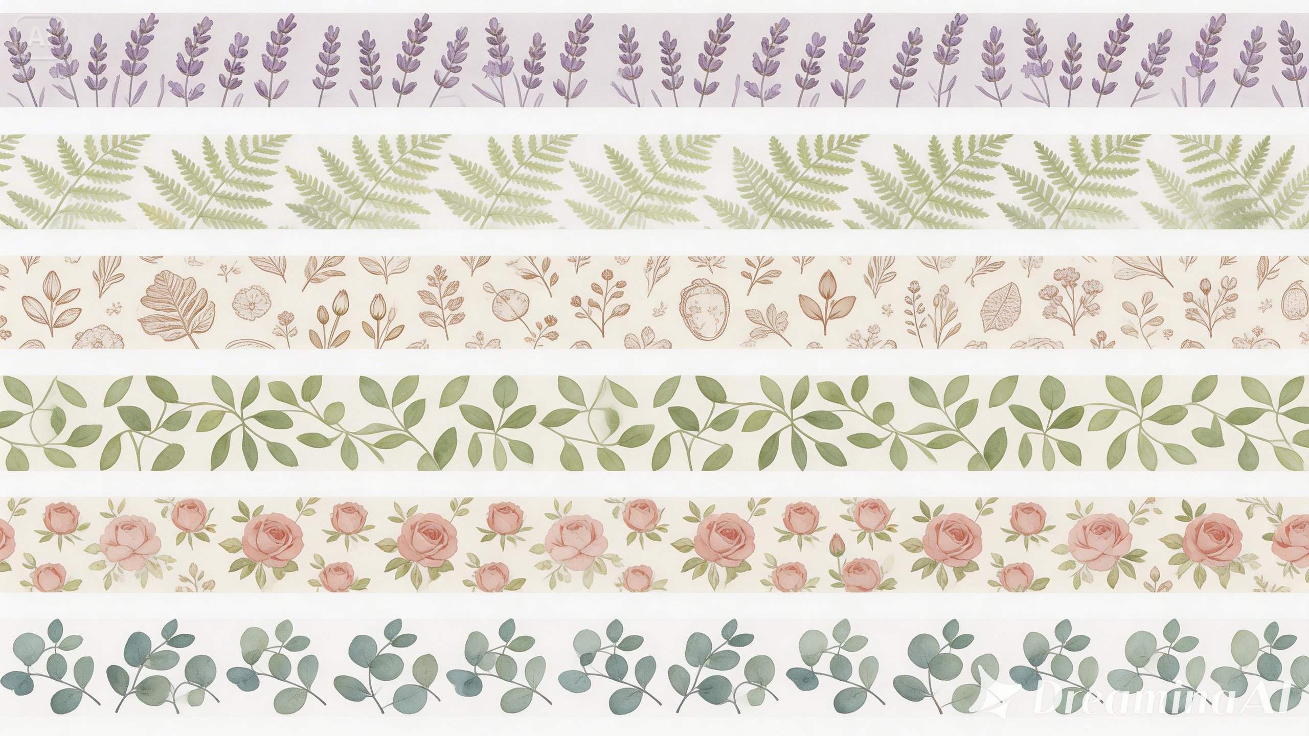 Botanical tape set