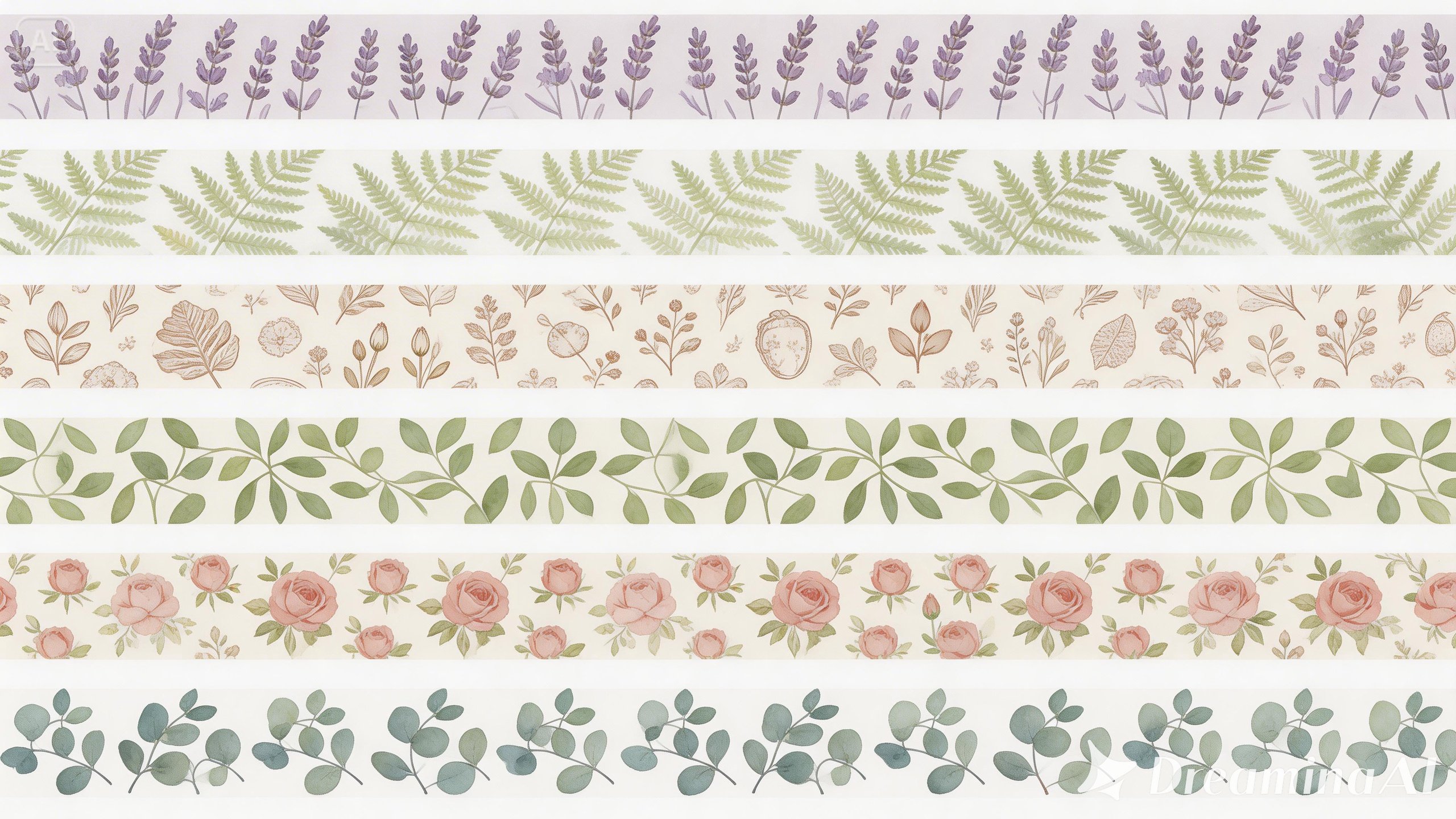 Botanical tape set