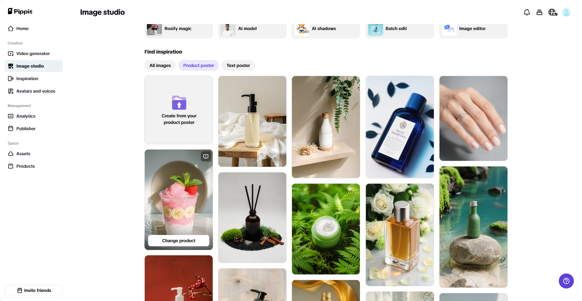 Create branded photos