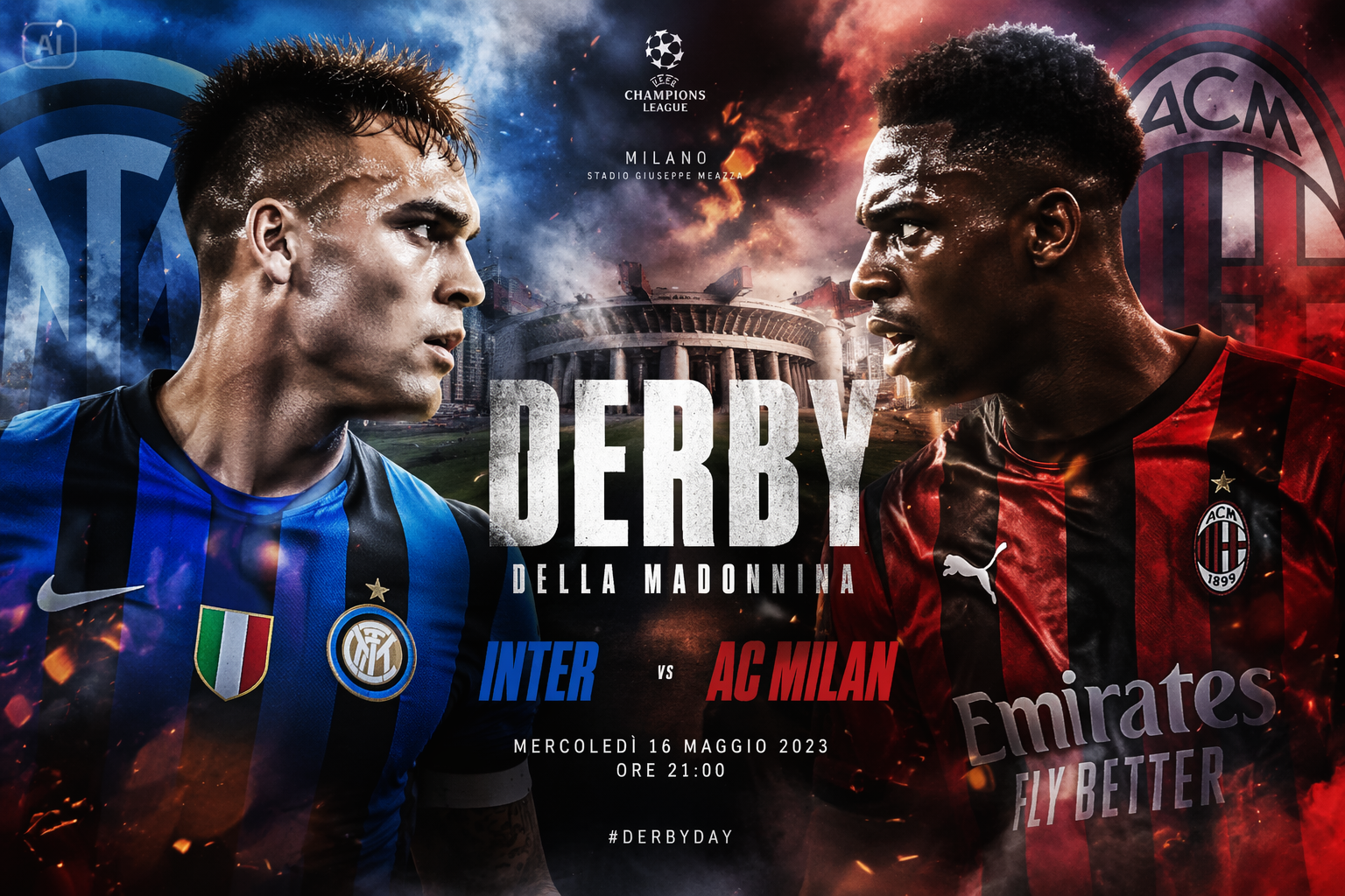 AI football player poster prompts features