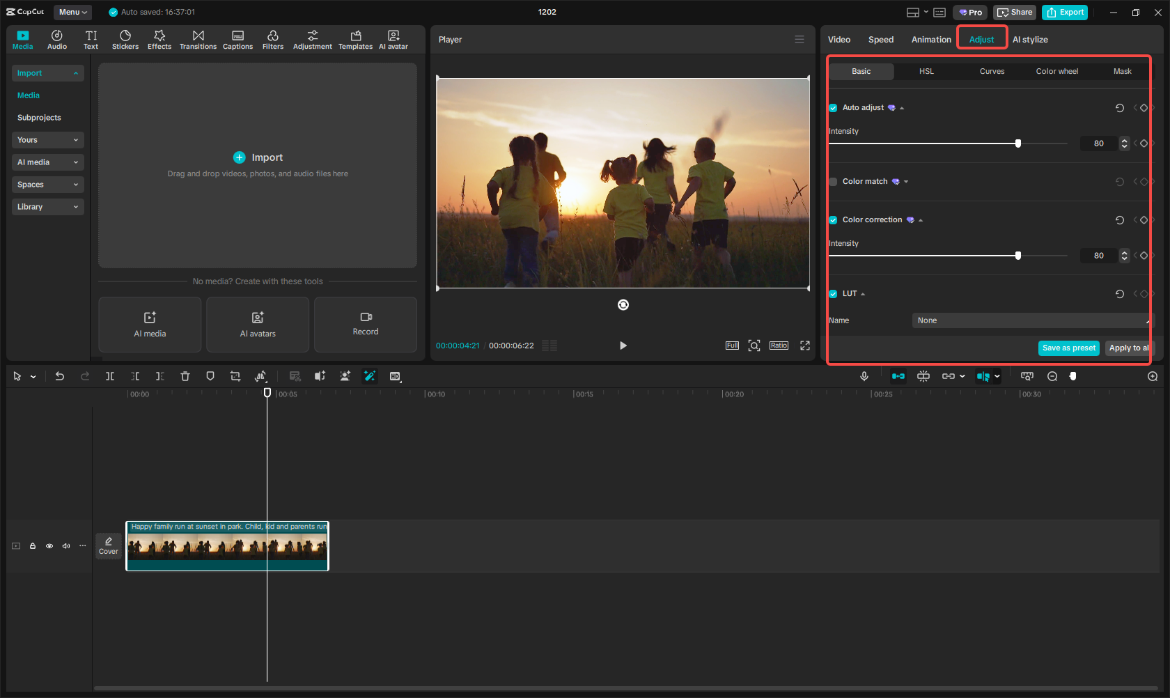 Enhance and edit HDR videos using CapCut tools