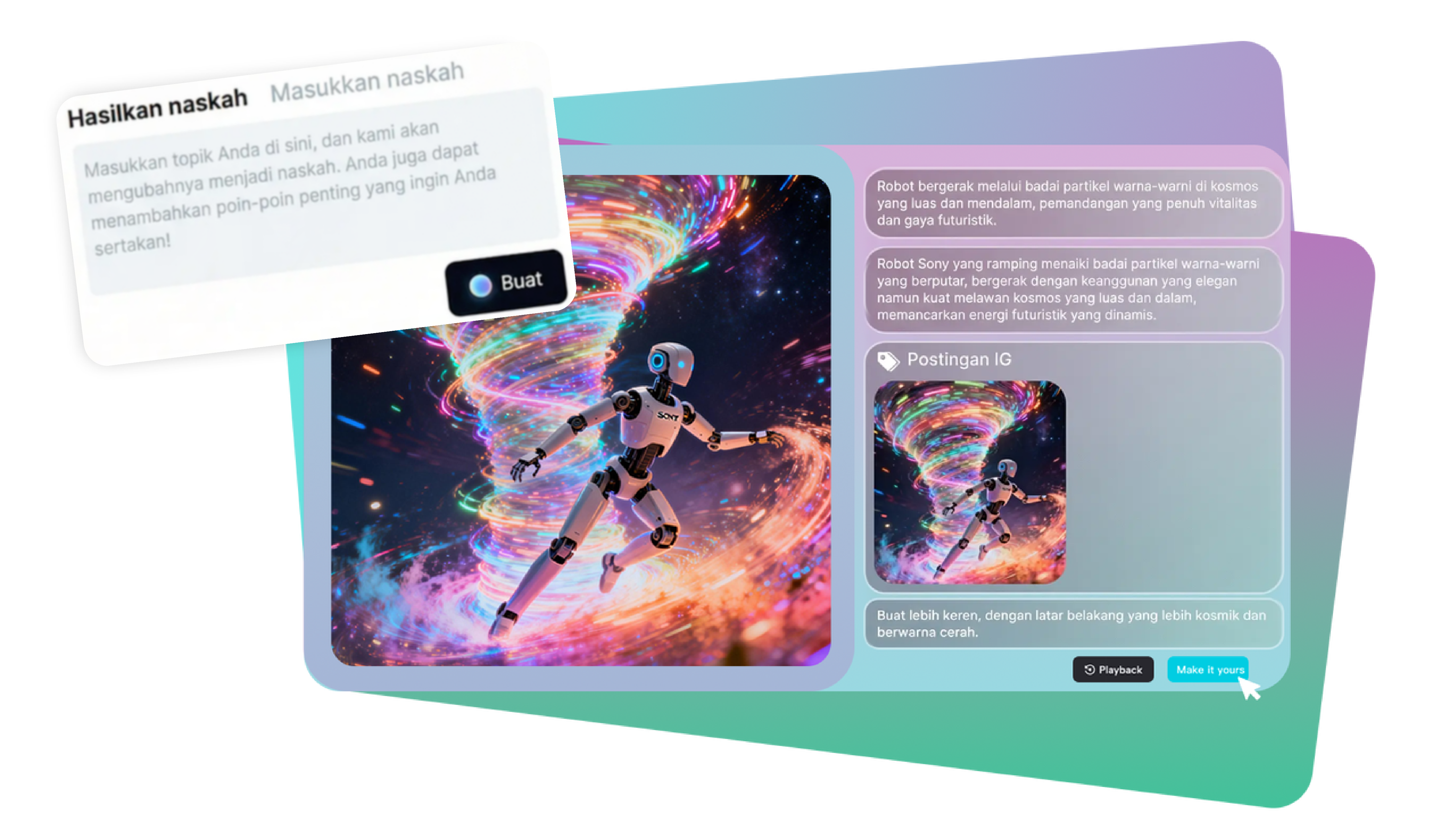 Generator Desain Batch untuk Ramadan