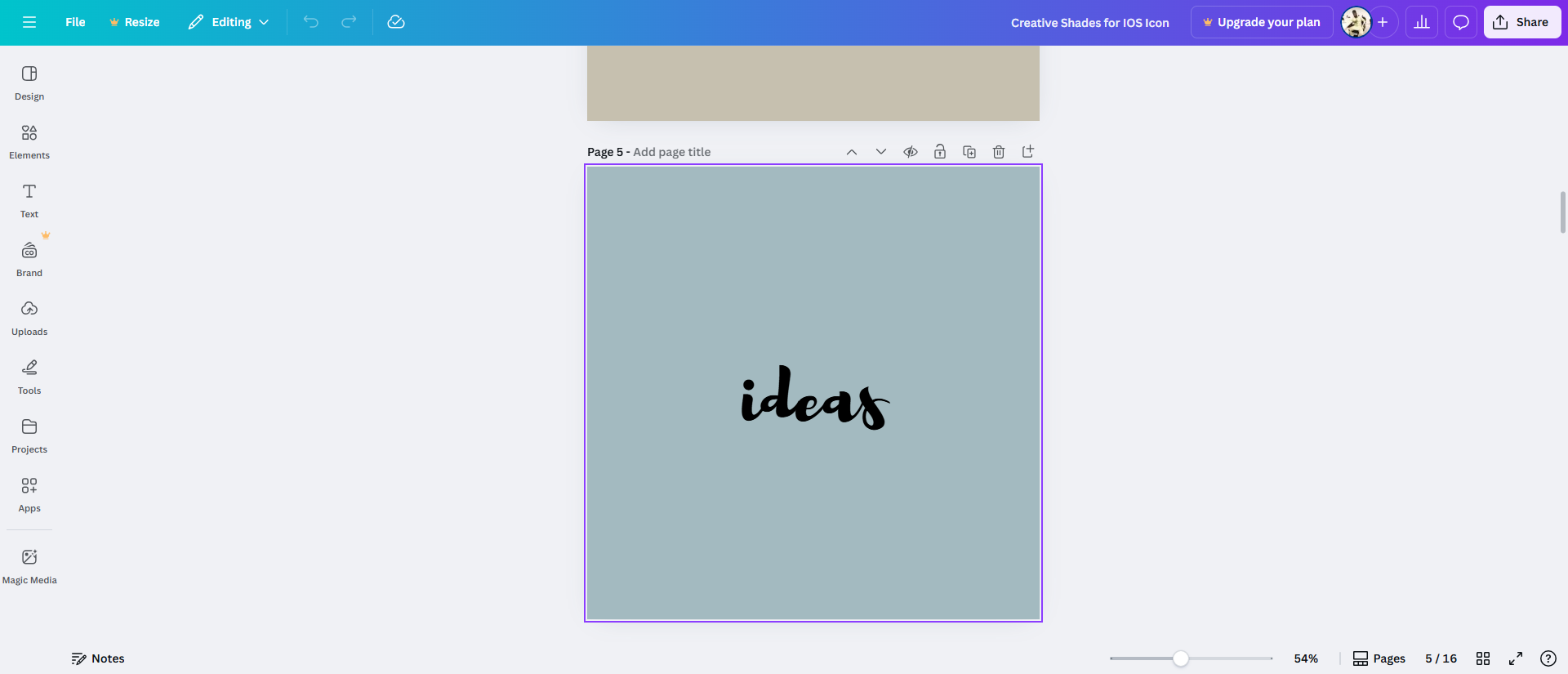App icon with Canva