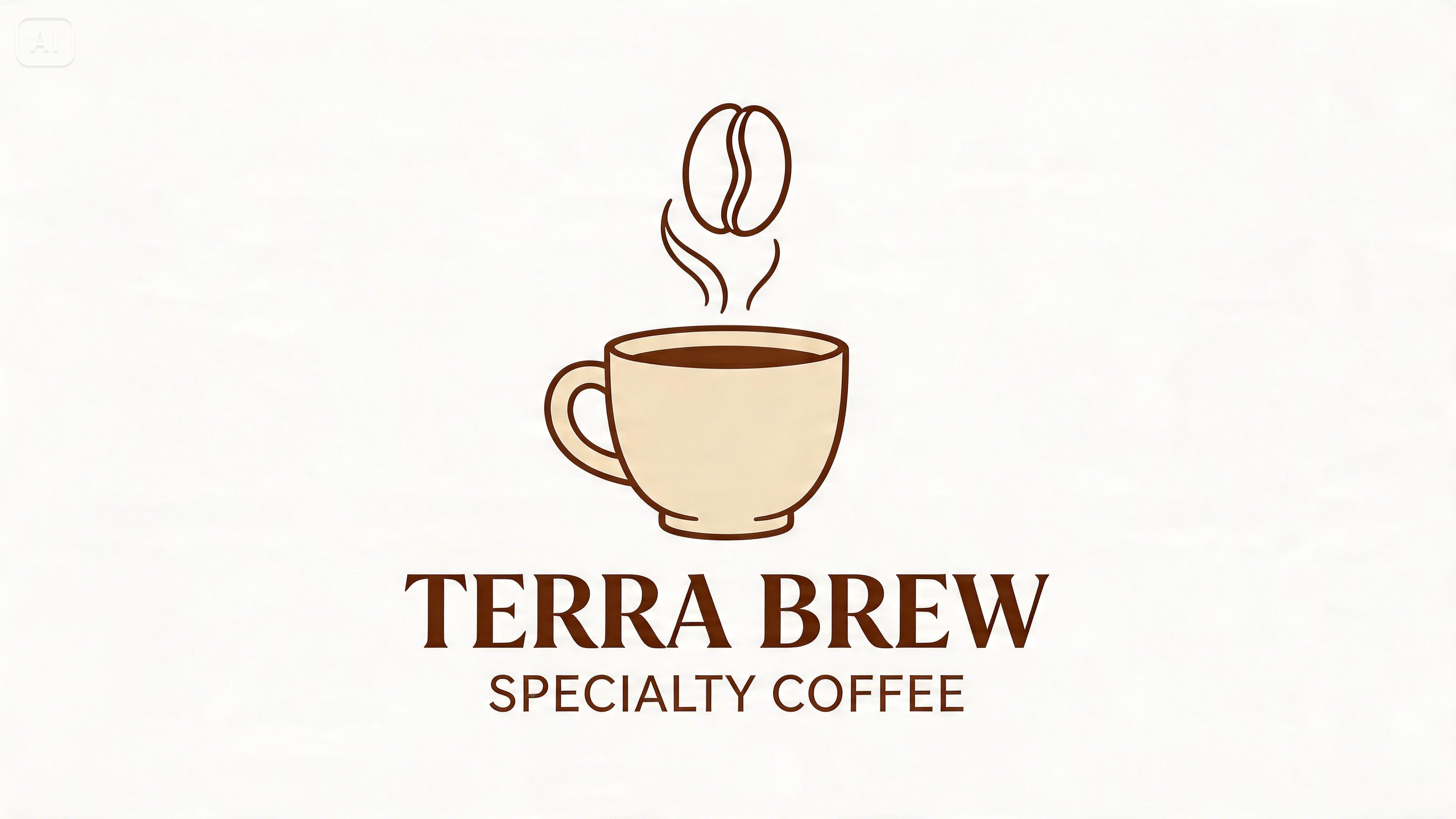 Prompt for a minimalist coffee house logo