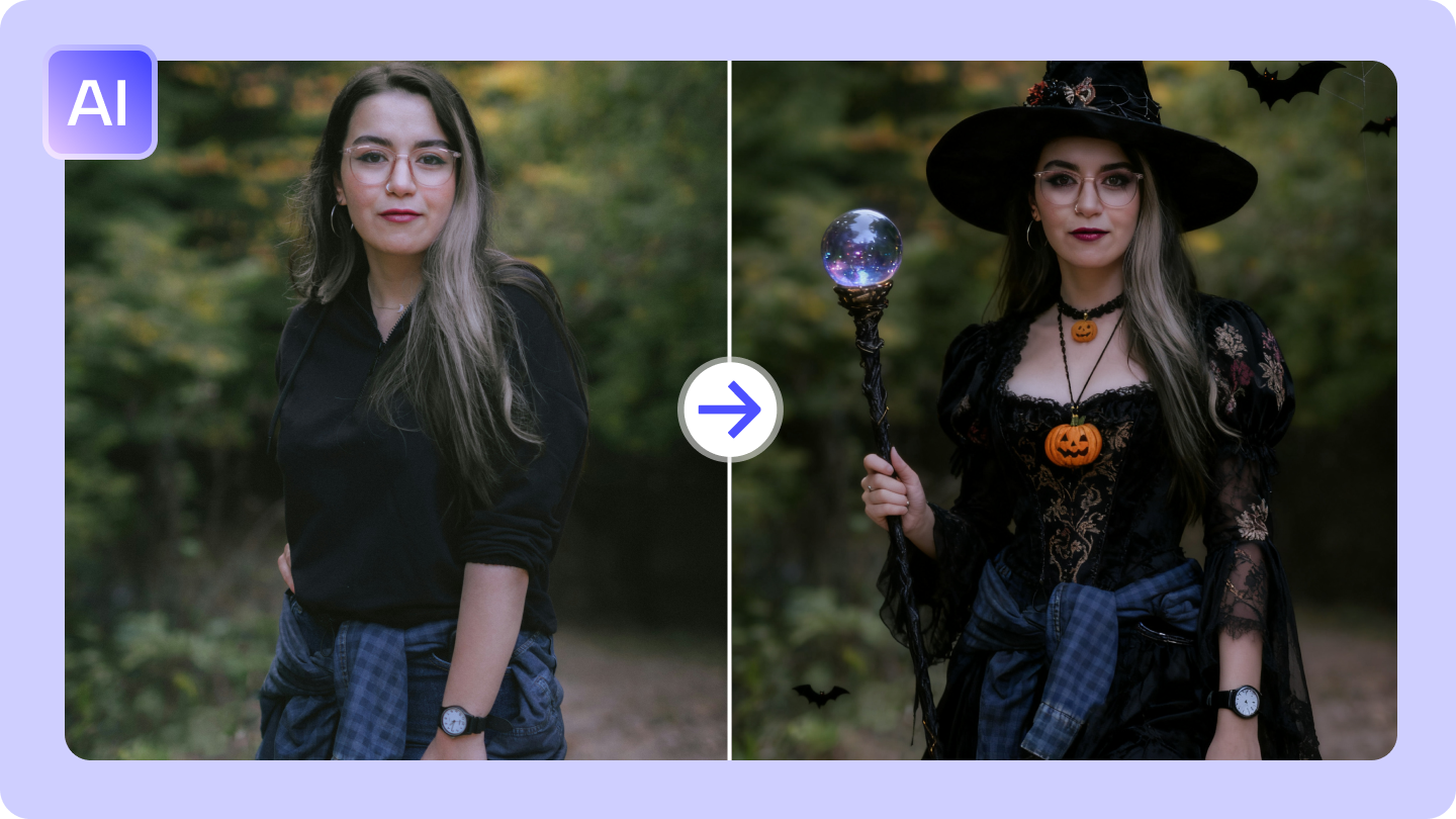 ai halloweenský kostým