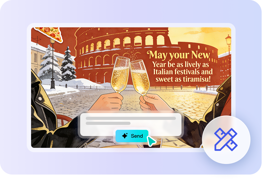 Clean up photos for professional holiday