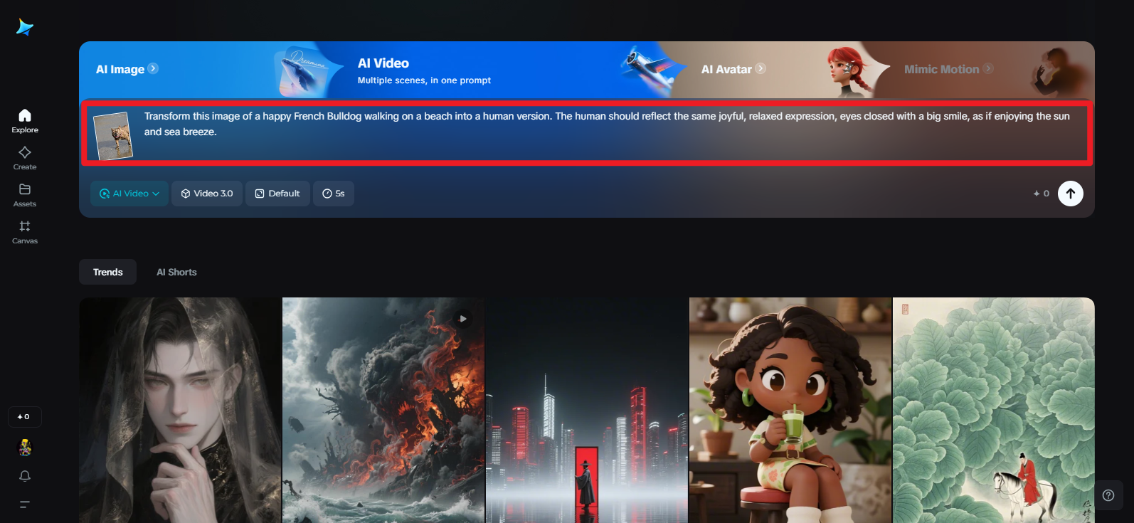 Image to video generator