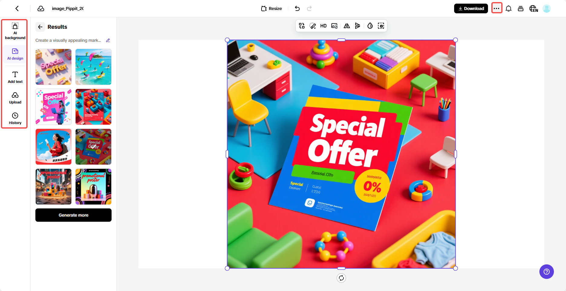 Customize your image