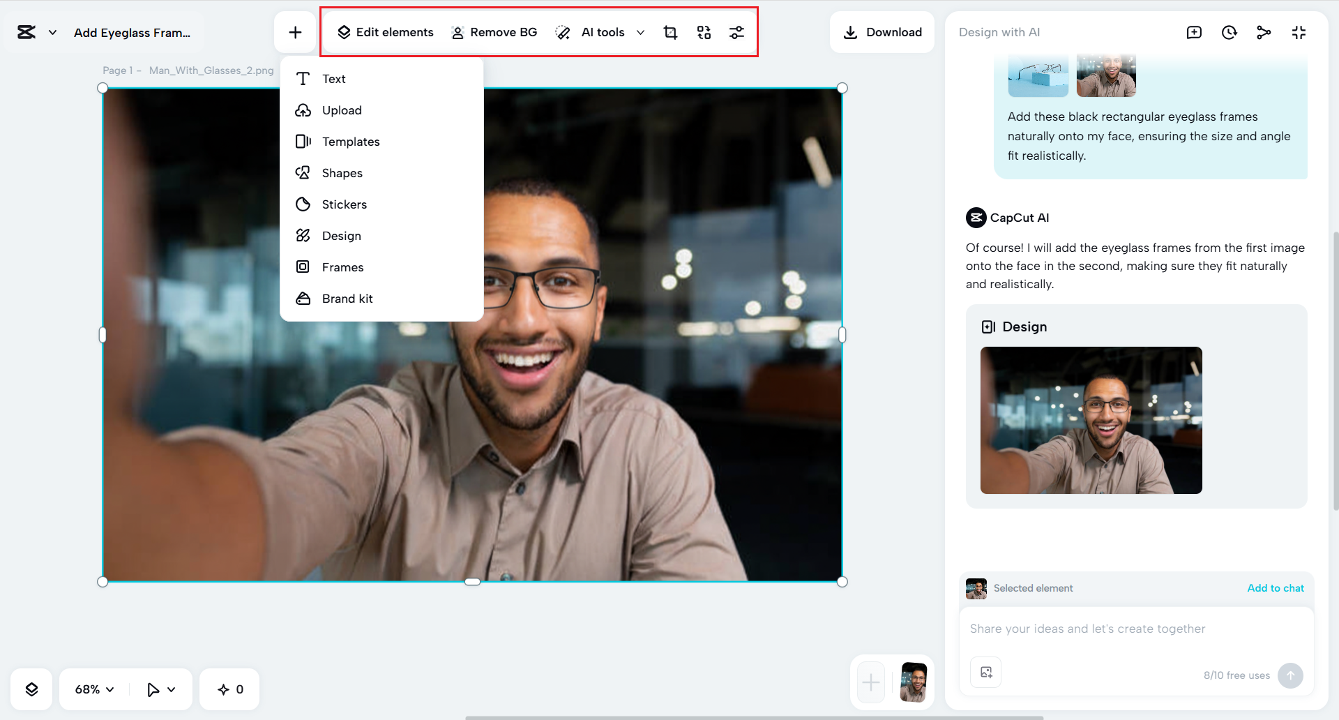 Generate and review your image