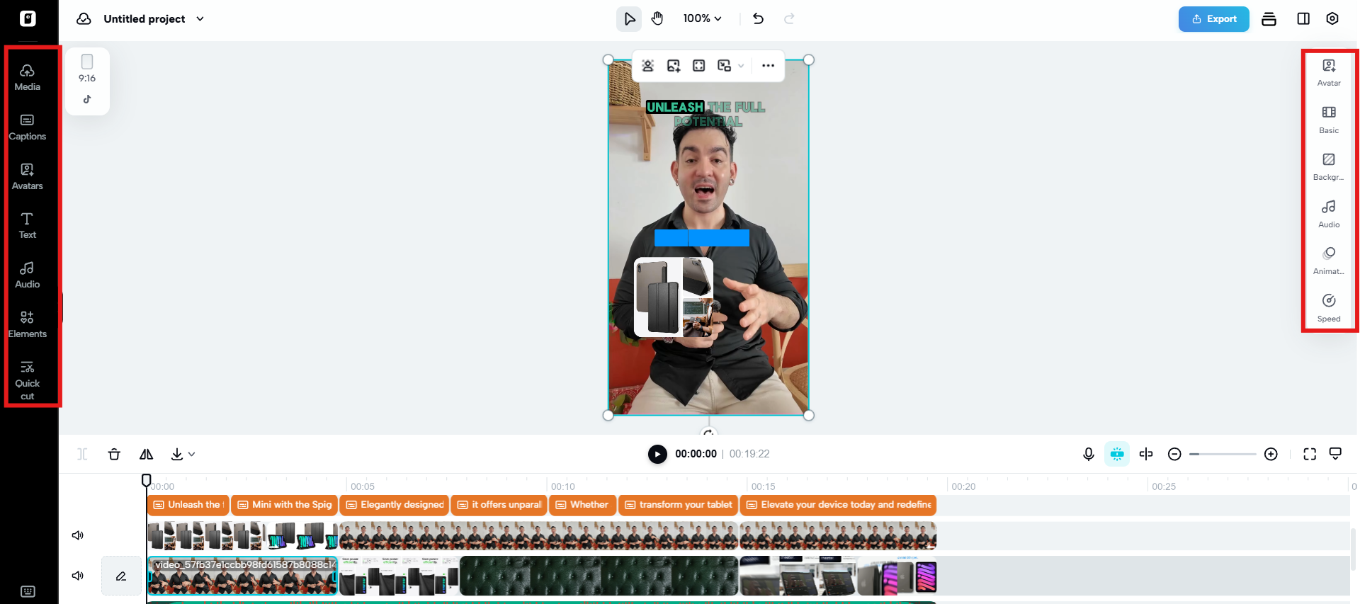 Edit more to refine the video
