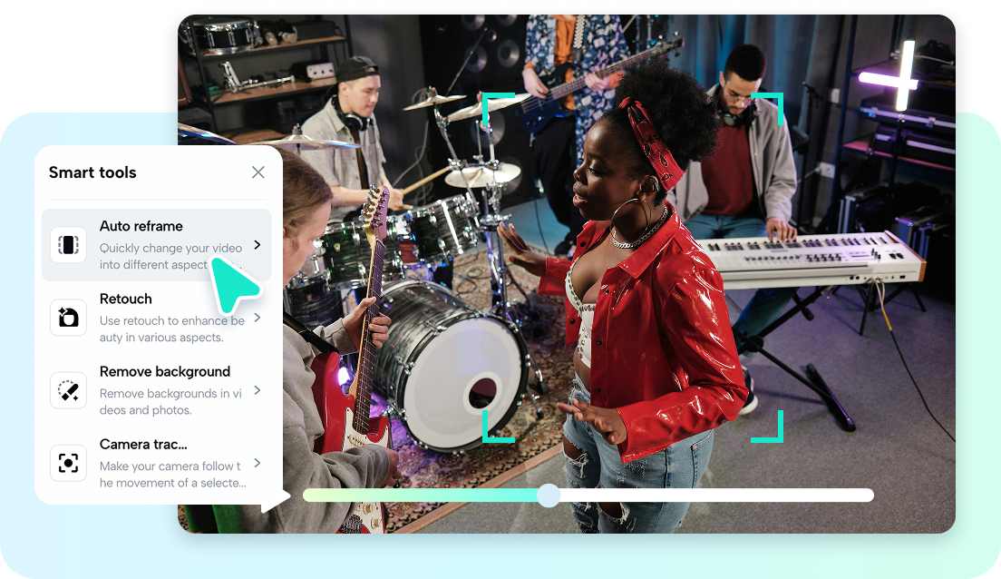 เครื่องมือแก้ไขวิดีโอใน Pippit