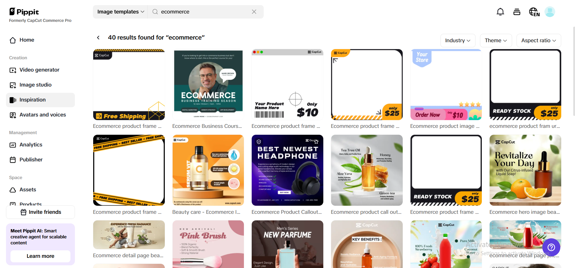 Customizable templates