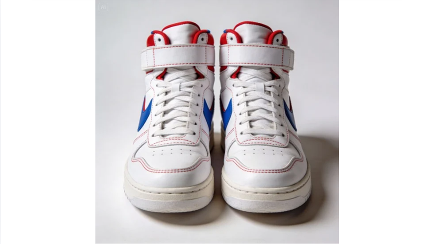 Retro-inspired na sapatos na pang-basketball