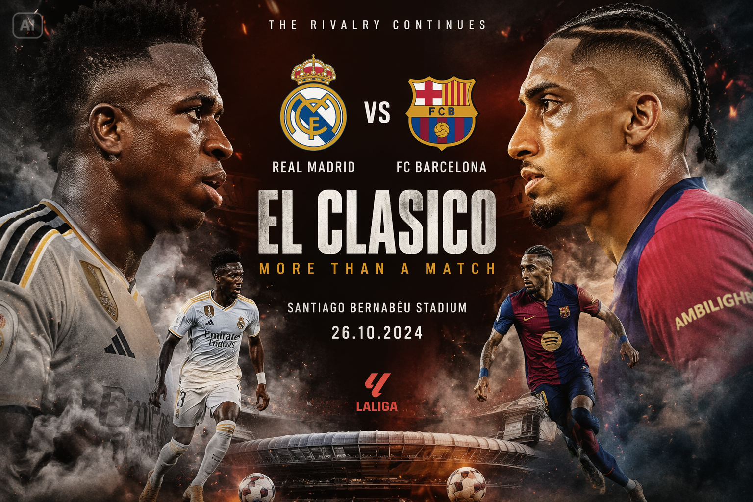 AI football player poster prompts features