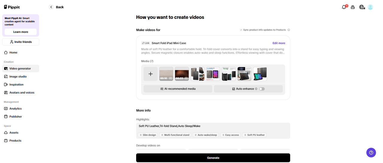 Seamless product integration and branding