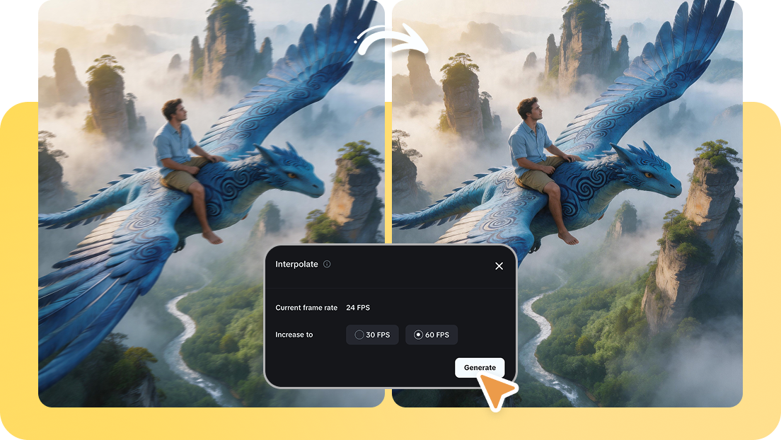Îmbunătățiți calitatea video AI VFX