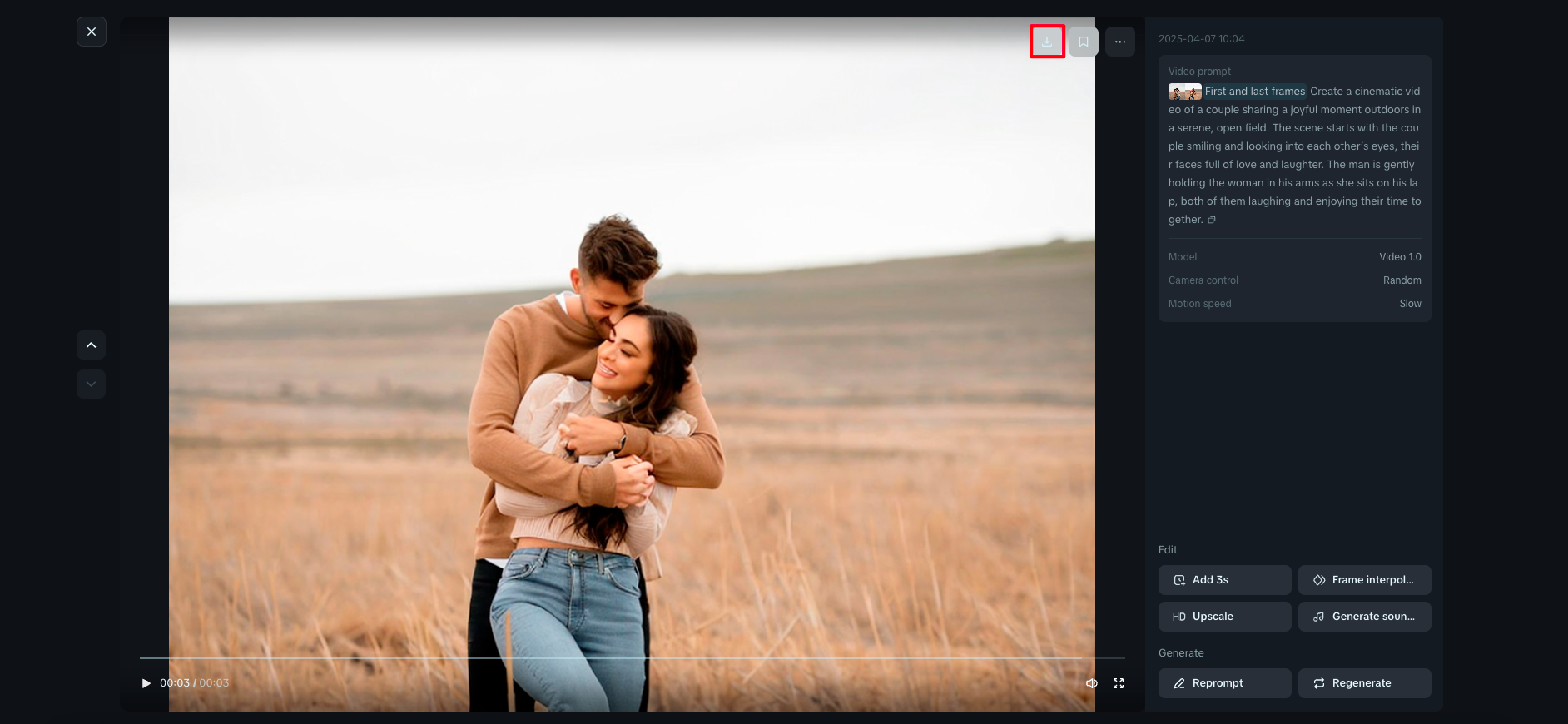 Transform WebP to MP4 online